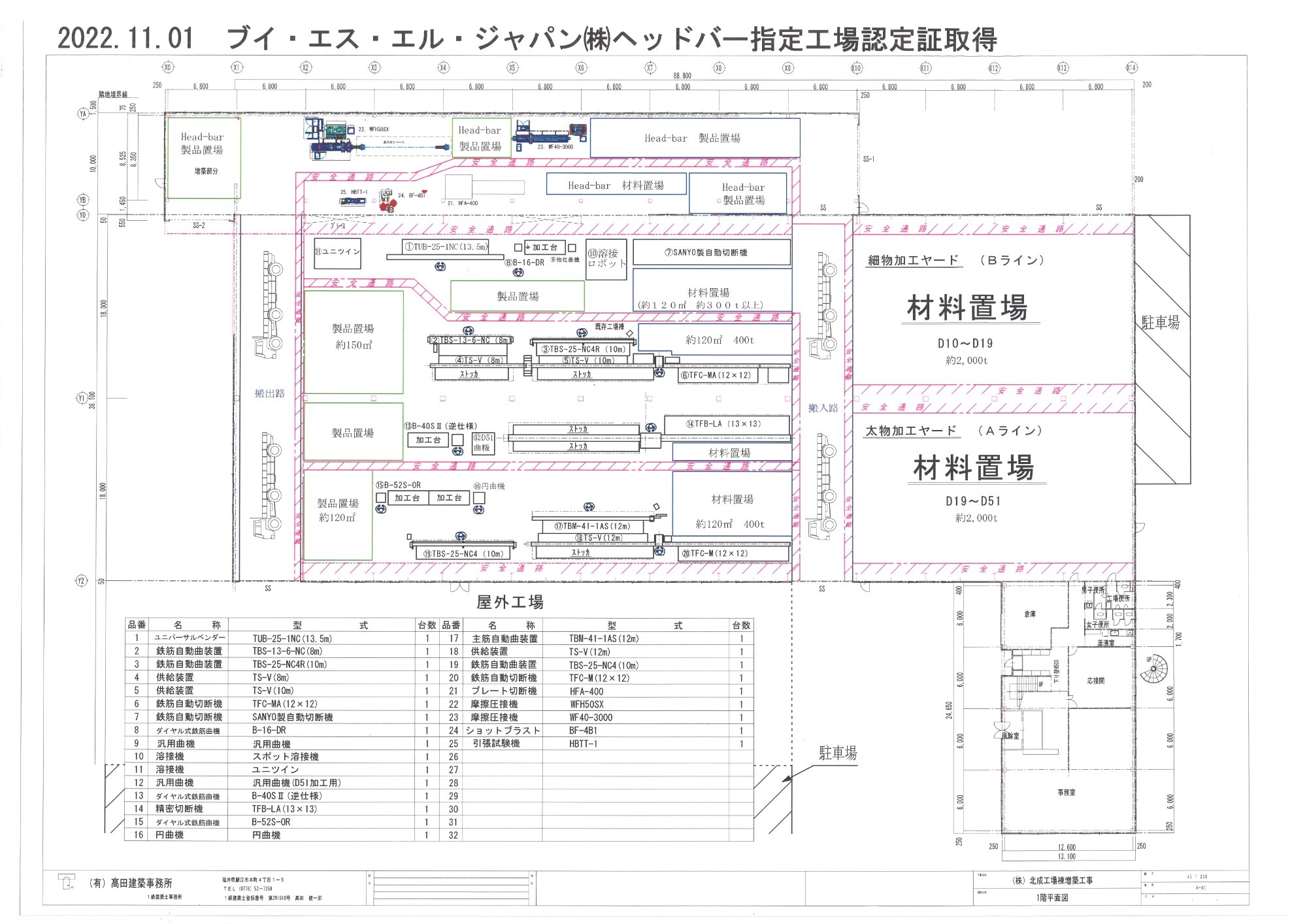 工場見取り図